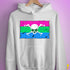 Polysexual Pride Pirate Flag Hoodie - White